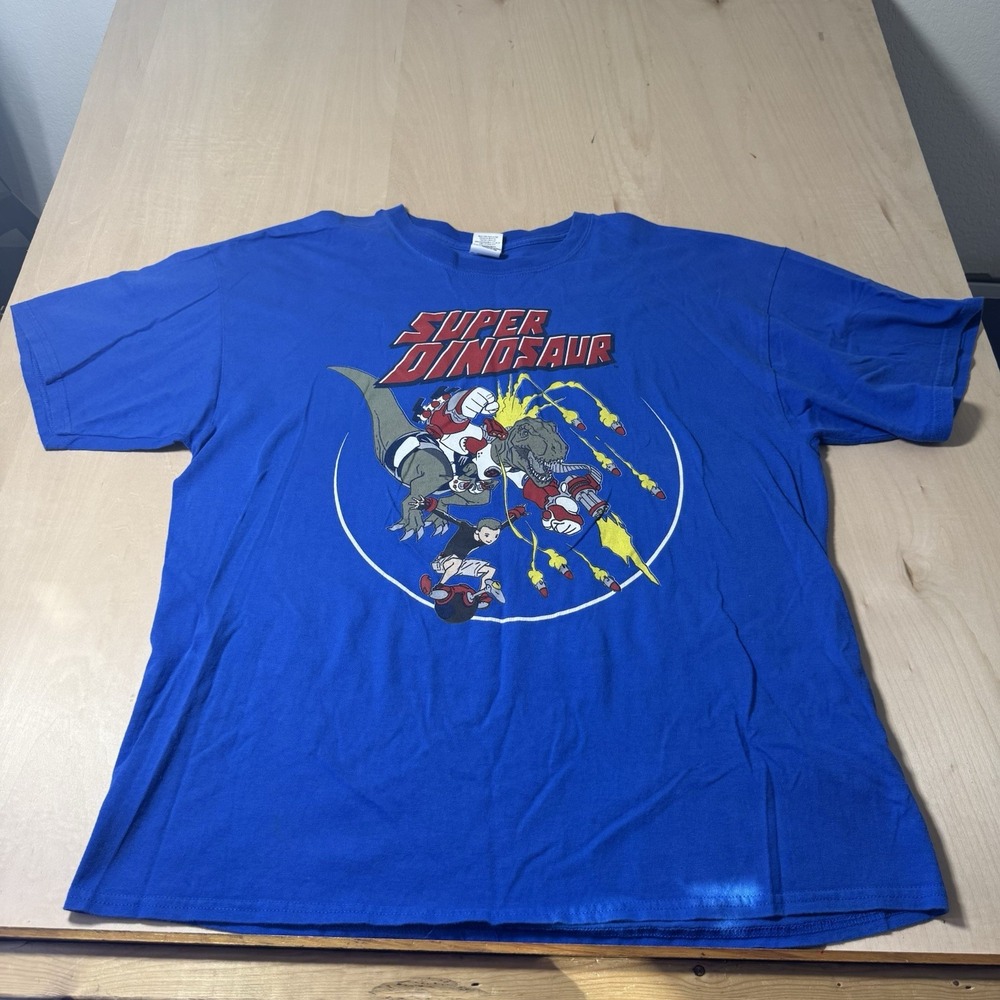 Super Dinosaur BLUE (Size XL ) Kirkman Skybound‎ T-Shirt